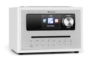 Radio sieciowe FM, internetowe Auna Silver Star CD Cube