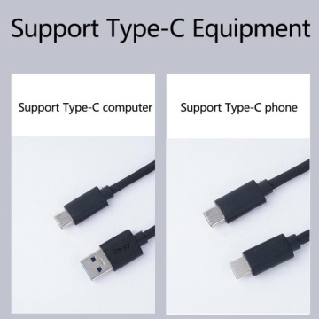 M.2 NVMe PCIe NGFF SSD Box 2TB USB3.1 Type C с двумя кабелями