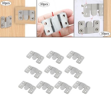 10 шт. кронштейны для скрытого монтажа, крючки для картин, стальная рама, большой настенный кронштейн