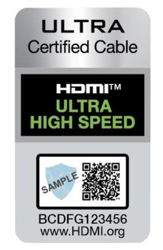 Кабель HDMI 2.1 PREMIUM 4K 8K 60Гц МЕДНЫЙ 48Гбит/с 2м