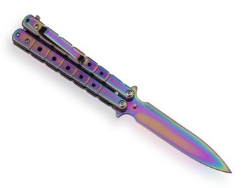 NÓŻ MOTYLEK RAINBOW