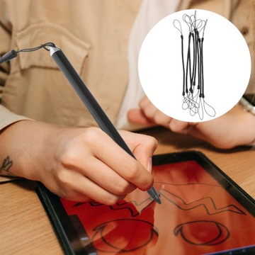 STYLUS PEN SMYCZ SPRĘŻYNKA DO SMYCZY 8 SZT