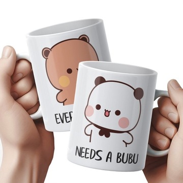 Zestaw kubków ceramicznych 330 ml Bubu i Dudu Dla Pary Prezent