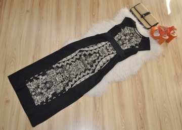 DOROTHY PERKINS SUKIENKA CIENKA MAXI WZORY ROZ 34