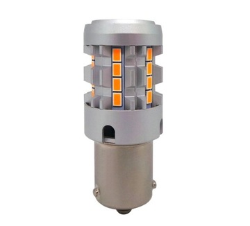 pomarańczowa żarówka LED PY21W BAU15S 12-24V CANBU