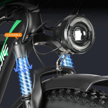 Rower Elektryczny Śnieg MTB 2000W 48V 20Ah 45KM/H 26*4