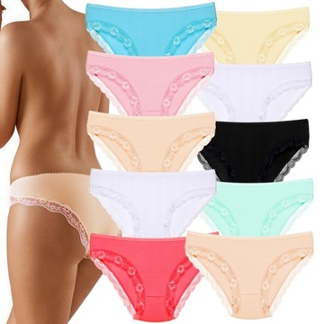 10 женских АНТИБАКТЕРИАЛЬНЫХ Трусиков из бамбука 805 2XL