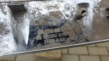 CHRÓM LIŠTA MERCEDES B TŘÍDA W246