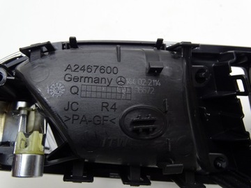 РУЧКА ВНУТРЕННЯЯ ДВЕРИ ПРАВАЯ ПЕРЕДНЯЯ ПРАВАЯ MERCEDES W246 A2467600