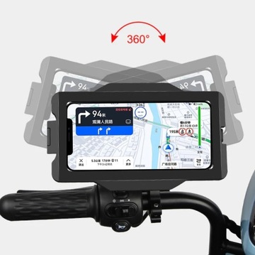 GUB PLUS 16 ДЕРЖАТЕЛЬ ДЛЯ ТЕЛЕФОНА ВЕЛОСИПЕД МОТОЦИКЛ НА РУЛЕ ВРАЩЕНИЕ НА 360 СКУТЕР