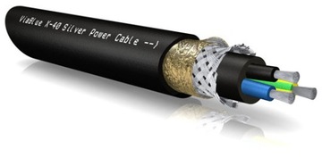 VIABLUE X-40 Silver Power - Kabel zasilający 0.5m