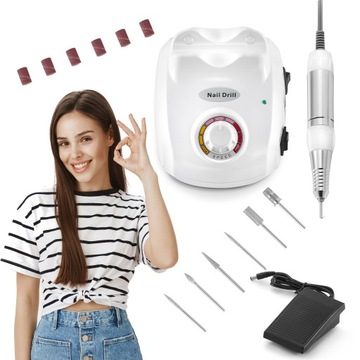PROFESJONALNA FREZARKA SUNONE 40W PAZNOKCI GRATIS ZESTAW FREZÓW FREZ DM-998
