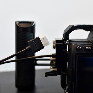 Кабель HDMI-HDMI, тонкая камера 40 см, 4K, 60 Гц, камера