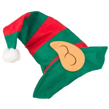Czapka Elfa z Uszami r. uniwersalny święta Mikołaj Boże Narodzenie