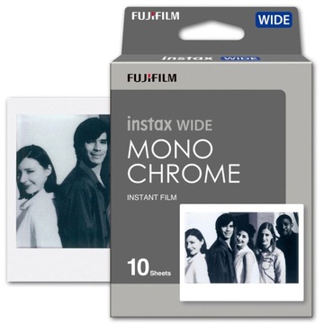 Картриджи для фотоаппаратов FUJIFILM Instax Wide Monochrome 10 фотографий
