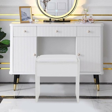 Табурет Пуф Туалетный столик Белый Табурет