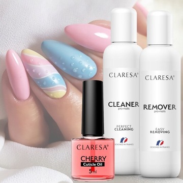 НАБОР гибридных лаков Claresa МОЩНАЯ ЛАМПА 120ВТ