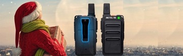 Retevis RT619 Walkie Talkie, перезаряжаемая мини-радиостанция