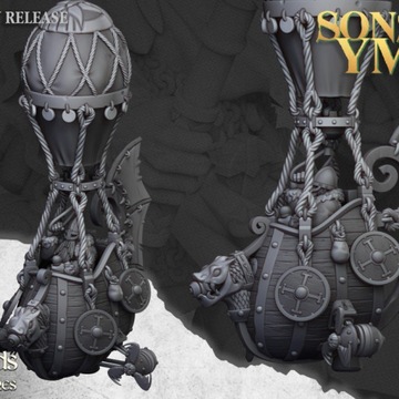 Dwarf Flying Machine#3 - Highlands Miniatures