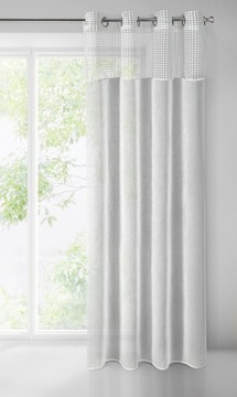 Firana gotowa 135x250cm na przelotkach Eurofirany