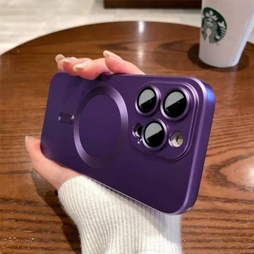 Чехол для IPHONE 13 MAGSAFE MATTE SILICONE CASE + ЗАКАЛЕННОЕ СТЕКЛО