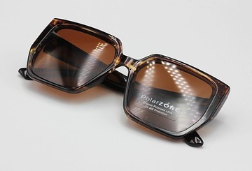 Okulary przeciwsłoneczne damskie polaryzacyjne z etui Polarzone UV 400
