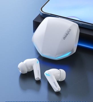 Беспроводные наушники-вкладыши Lenovo GM2 Pro BT 5.3, белые