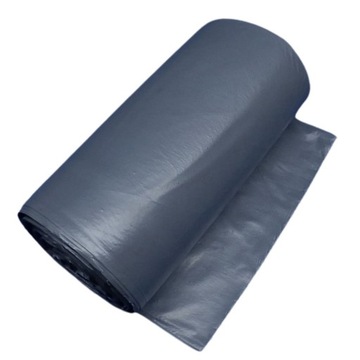 Worki na śmieci, odpady 120l - Czarne |25 szt.| Mocne - LDPE