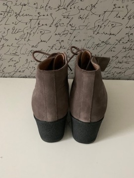 CLARKS ŚLICZNE BUTY BOTKI SKÓRA 38 /24,5CM IDEAŁ !