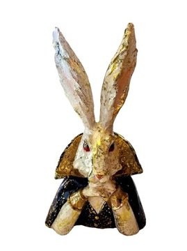 FIGURKA FIGURA - POPIERSIE ZAJĄCA KRÓLIKA model II