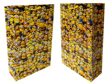TORBA prezentowa URODZINY wzór MINIONKI na prezent