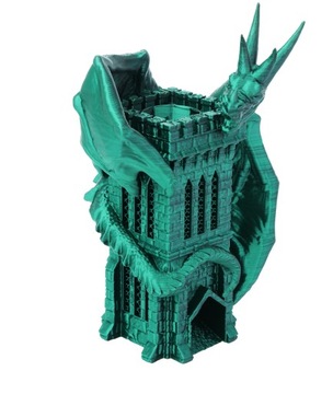 Дракон на башне - маленькая башня для игры в кости - Fates End Wyvern Tiny Towers Dice Tower