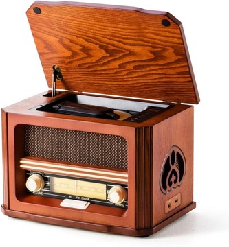 GRAMOFON SHUMAN MC-267 RETRO 7 W 1 ODTWARZANIE BLUETOOTH USB CD MP3