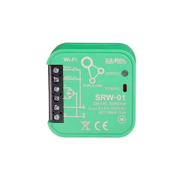 Wi-Fi контроллер роллет SUPLA SRW-01, встраиваемый, 230В ZAMEL