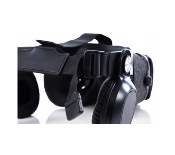 VR GOOGLE С НАУШНИКАМИ ДЛЯ 3D-ПРИЛОЖЕНИЙ + ПУЛЬТ ДИСТАНЦИОННОГО УПРАВЛЕНИЯ