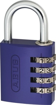 ABUS KŁÓDKA 724/40 SZYFROWA ZMIENNY KOD GYM SZAFKA PURPLE/FIOLETOWA