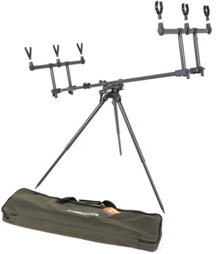 STANOWISKO KARPIOWE STOJAK WĘDKARSKI ROD POD NECO