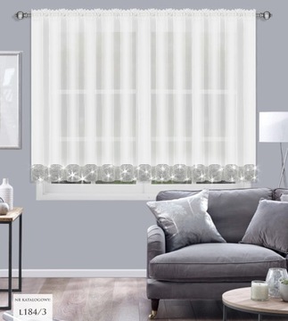 ШТОРА ЦИРКОНИЙНАЯ ВУАЛЬ ГОТОВАЯ 300х150 БЕЛЫЕ БРИЛЛИАНТЫ