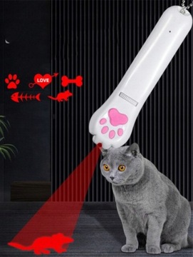 МОЩНАЯ ЛАЗЕРНАЯ ИГРУШКА ДЛЯ КОШКИ, USB-лапа, выкройки