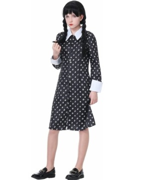 СРЕДА АДДАМС ПЛАТЬЕ ДЛЯ КОСПЛЕЙ НАРЯД 164/170