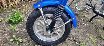 мотоцикл, новые диски спереди и сзади, полированные края