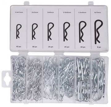 Набор пружинных шплинтов 150 шт. KD10482 Kraft&Dele