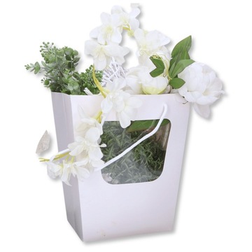 Flowerbox torebka z okienkiem 30cm