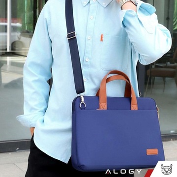 Torba etui na laptopa MacBook'a 15.6 do pracy szkoły pojemna Slim Pokrowiec