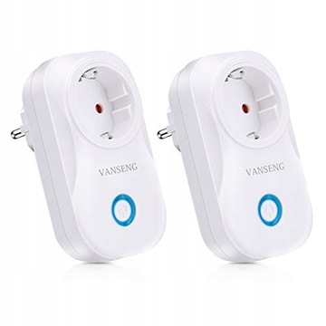 2x gniazdko kontakt WiFi Smart Home zdalnie sterowane komplet typ Schuko