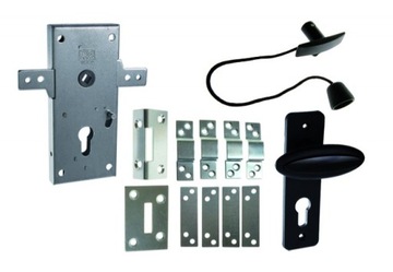 Типовой горизонтальный замок для гаражных ворот из ПОЛЬШИ