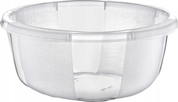 Miska plastikowa 12L głęboka TRANSPARENT