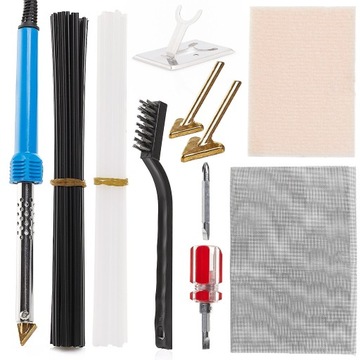 ZESTAW DO SPAWANIA PLASTIKU SPAWARKA LUTOWNICA 80W SIATKA SPOIWO TECHREBAL