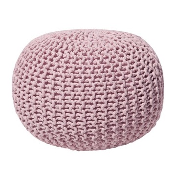 Puf 50 x 35 cm różowy CONRAD