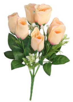 ИСКУССТВЕННЫЕ ЦВЕТЫ КАК ЖИВЫЕ РАСТЕНИЯ РОЗА БУКЕТ РОЗ